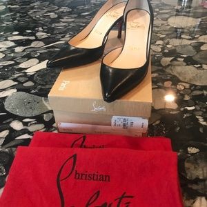 Christian Louboutin black “Sixties” pump  36 1/2